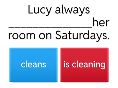 Present Simple vs Present Continuous