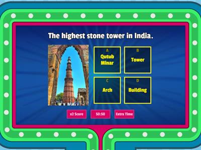 Game show Famous Monuments of India