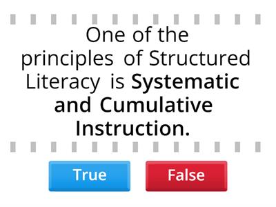 Structured Literacy Facts!