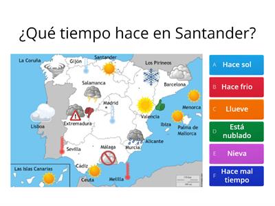 El tiempo en España 