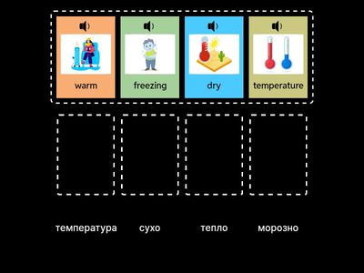 Weather vocabulary _ Karpyuk 5 klas _ U5 