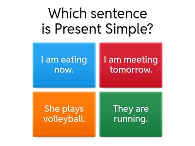 PRESENT TENSES FOR FUTURE