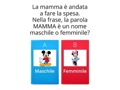 Nomi... maschili o femminili?