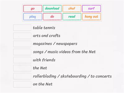 Full Blast 6 NUS, Unit 1d. Vocabulary