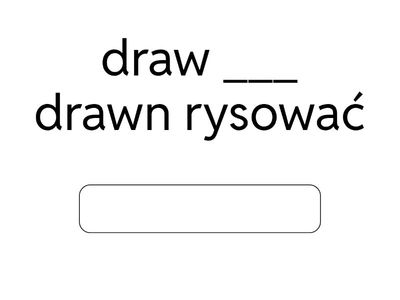 czasowniki nieregularne część 1b