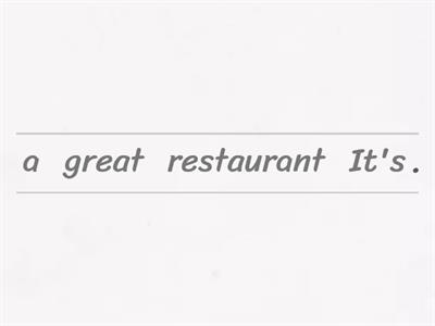 Make sentences English file beginner unit 4