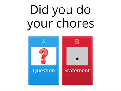 Statement or Question