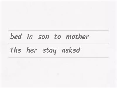 Reported Speech, requests