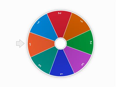 Random Number Wheel 1-3 