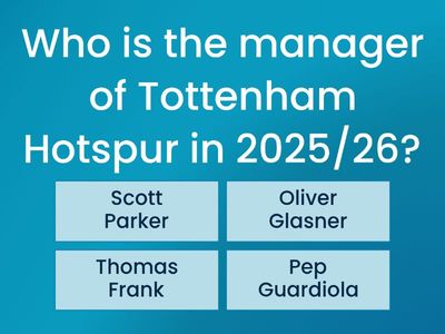 Premier League Clubs Quiz