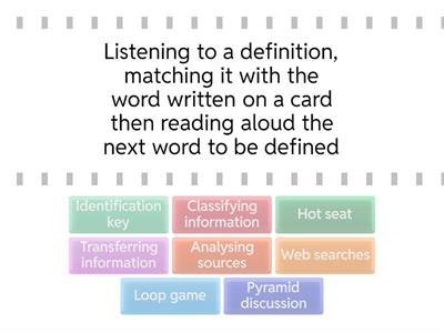 TKT CLIL - Unit 10 - Activity types
