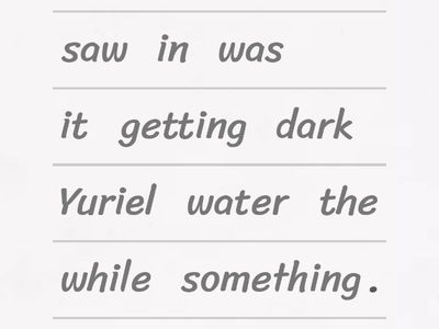 Past Progressive - Simple Past 