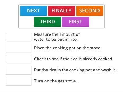 English 4 - Q3 - Signal Words Activity