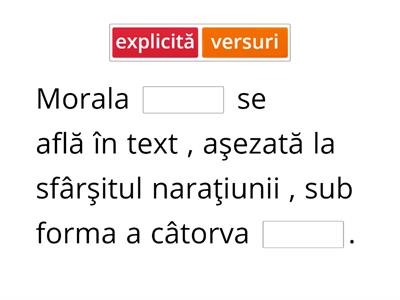 FABULA evaluare