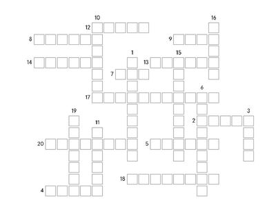La vida sana- crossword