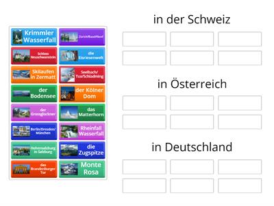 Topsehenswürdigkeiten in D/Sch/Ö