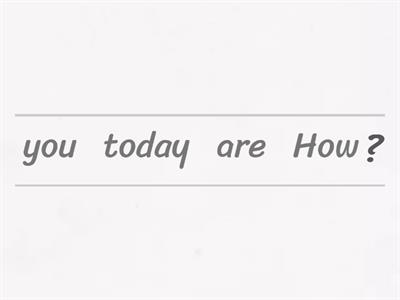 Personal questions, pre A1, A1