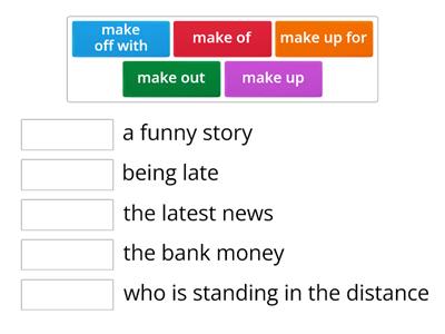 MAKE phrasal verbs module 2f