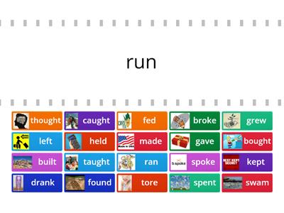  Irregular verbs past tense