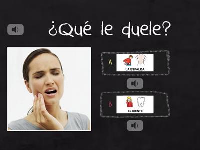 Identificación de dolor con pictogramas