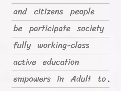 Adult Education Cuts