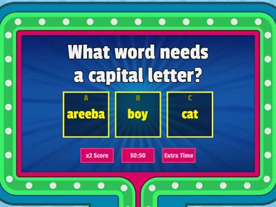 T1 WK2- Capital Letters