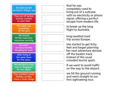 Speak Out. B1 Idioms / Travel