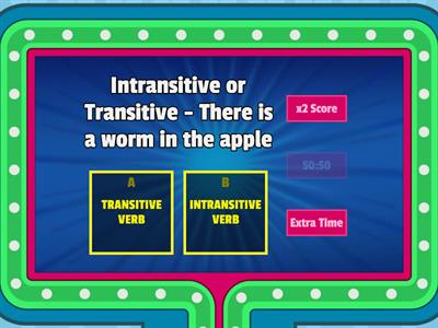 transitive and intransitive verb - 7 th gade 