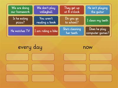 5. Present simple vs Present continuous