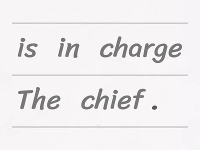 L7_06 Vowel Team ie chief - Sentence Jumble