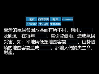 ch2-2氣候如何影響我們的生活