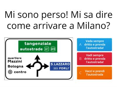 Mi dia un consiglio! Mi aiuti! - imperativo indiretto 