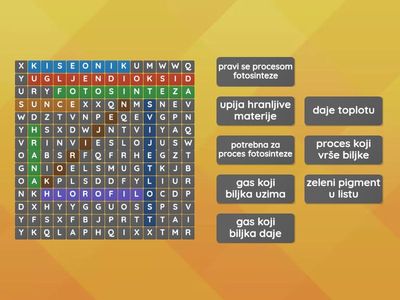 Osmosmerka - fotosinteza