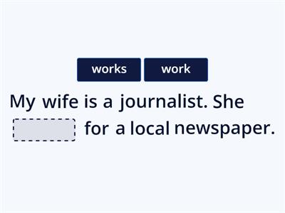 Present Simple (Outcomes: Elementary)