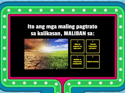 Esp 10: MODYUL 11 - PANGANGALAGA SA KALIKASAN_Activity #1