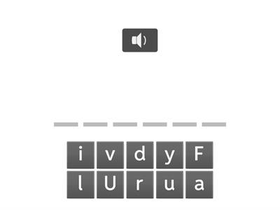 Days of the Week Spelling