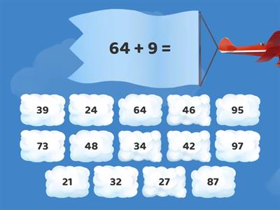 Addition - 2 digit + 1 digit