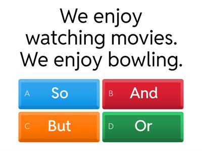 Coordinating Conjunctions