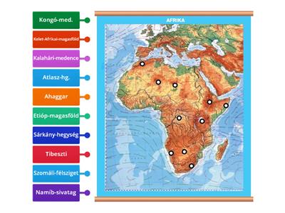 Afrika domborzata