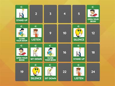 CLASSROOM LANGUAGE - BASIC LANGUAGE