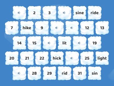 Listen & Read 1 - Listen & Match the Words - Long & Short I