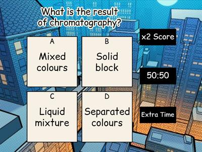 FFynone Science: Y4-5  Paper Chromatography Quiz