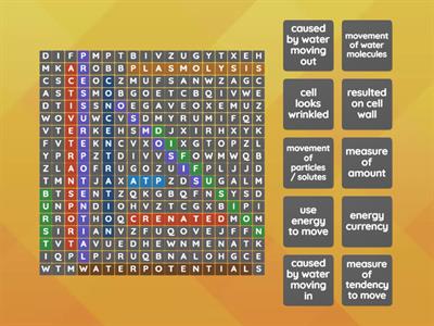 Movement of Substances