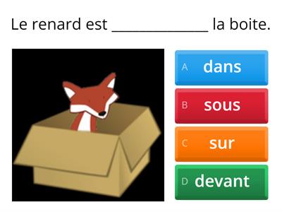 Les prépositions de lieu