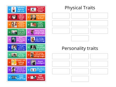 Organize vocabulary according to groups propoused