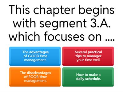 Time Management Reading Review