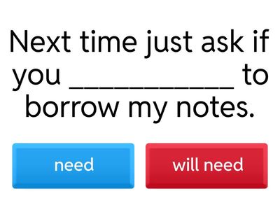 Zero\First Conditional