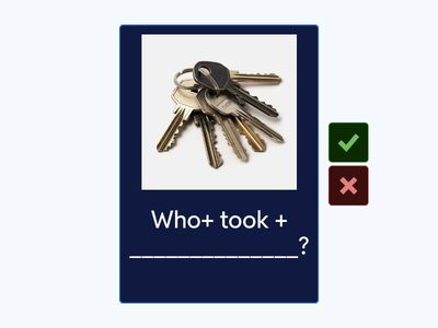 Past Simple & Past Continuous Questions