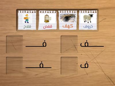 أشكال حرف الفاء 