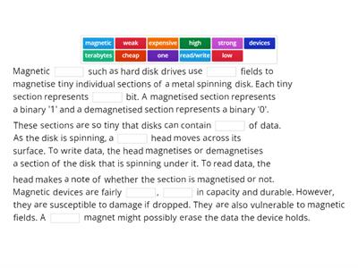 1.2 Magnetic storage devices